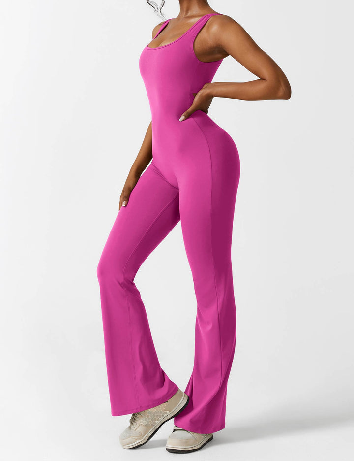 ALESSIA™ | V-Back Flared Jumpsuit