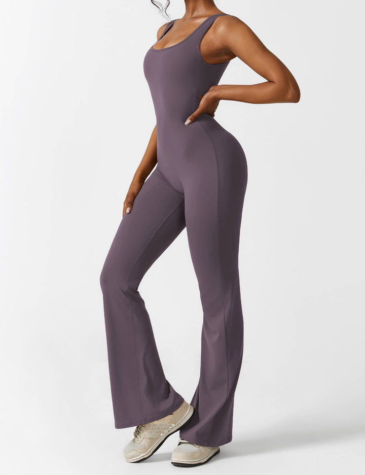 ALESSIA™ | V-Back Flared Jumpsuit