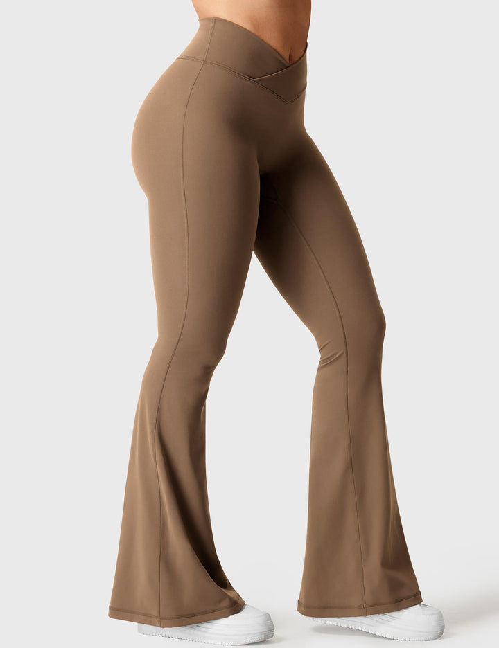 KALIE™ | V-waistband Flare Leggings