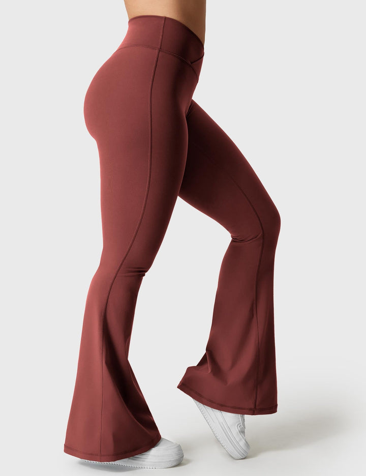 KALIE™ | V-waistband Flare Leggings