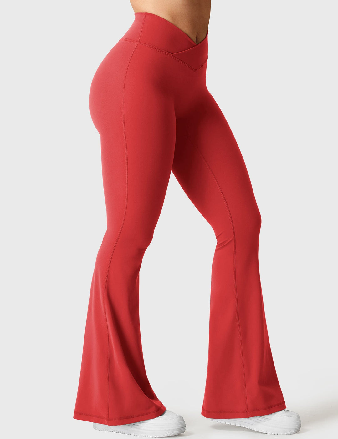 KALIE™ | V-waistband Flare Leggings