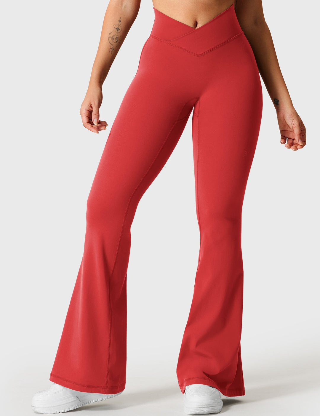 KALIE™ | V-waistband Flare Leggings