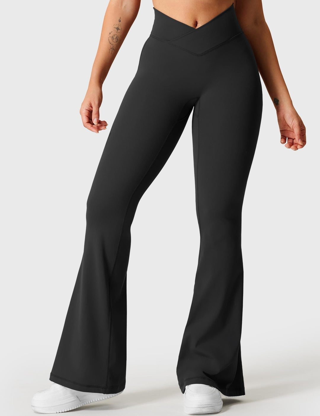 KALIE™ | V-waistband Flare Leggings