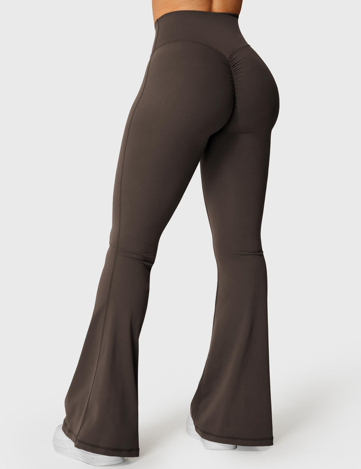 KALIE™ | V-waistband Flare Leggings