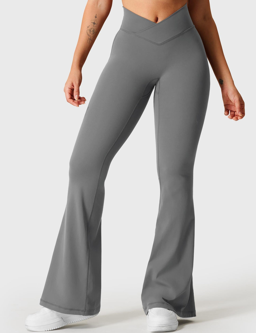 KALIE™ | V-waistband Flare Leggings