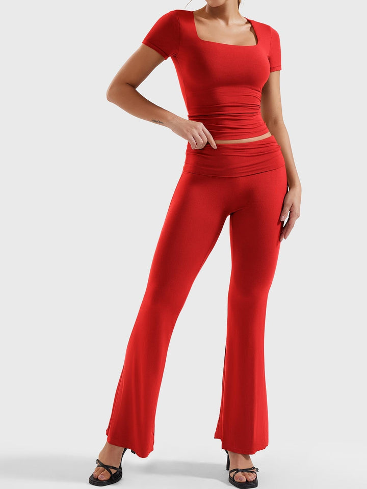 ERNA™ | Flare Legging Lounge Sets