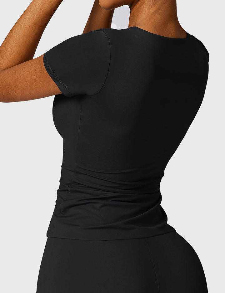 SARIAH™ | Short Sleeve Crew Neck T Shirts