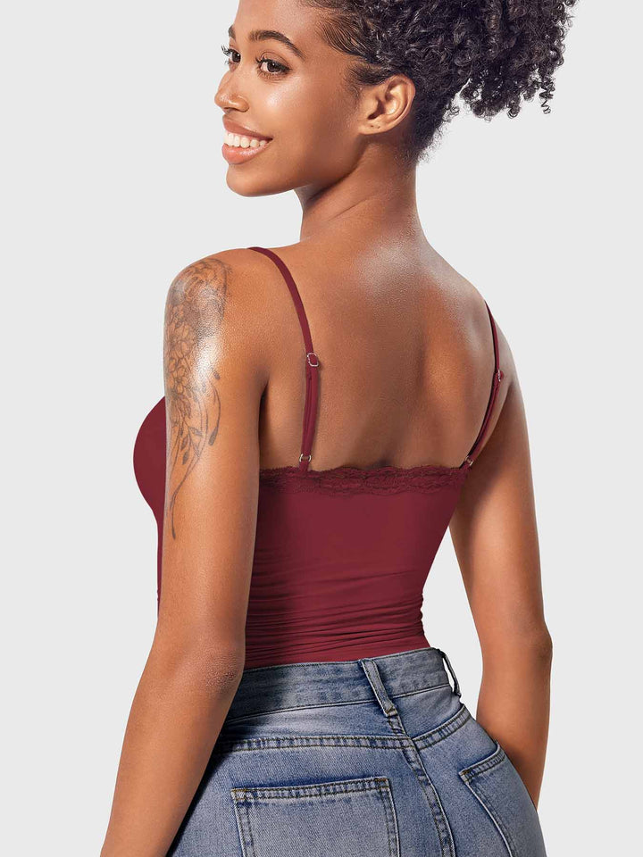 ANNABELLE™ | Square Neck Lace Tank