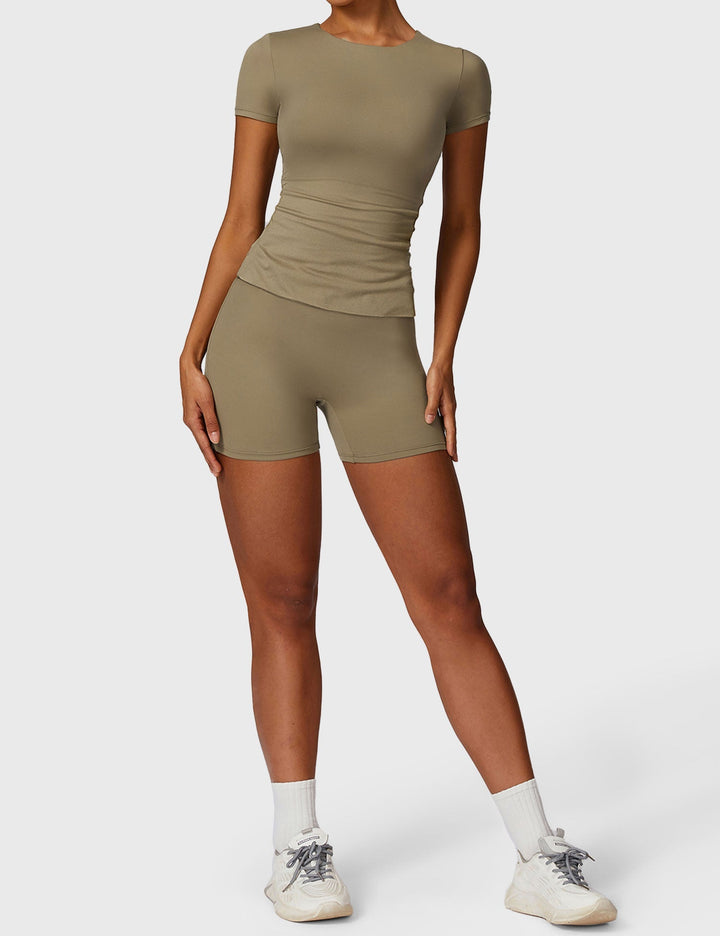 SARIAH™ | Short Sleeve Crew Neck T Shirts