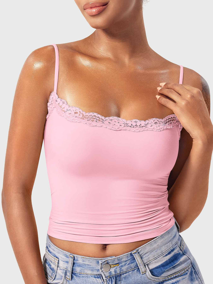 ANNABELLE™ | Square Neck Lace Tank