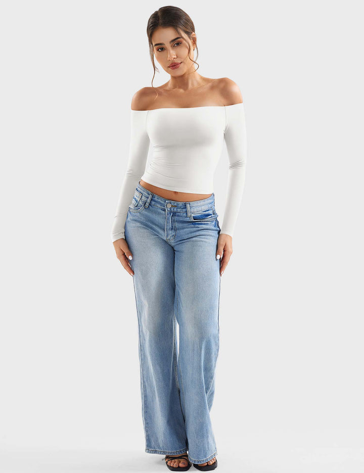 LUZLIE™ | Off-Shoulder y2k Top