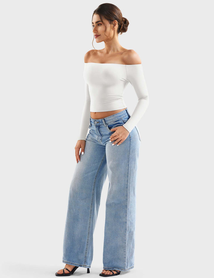 LUZLIE™ | Off-Shoulder y2k Top