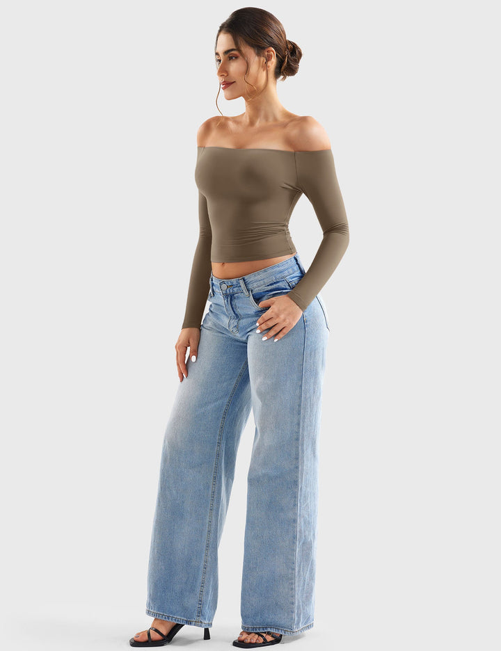 LUZLIE™ | Off-Shoulder y2k Top