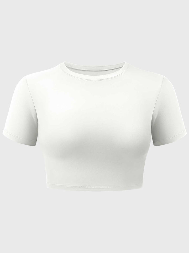 COLINE™ | Short Sleeves Crop Top