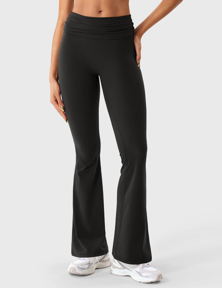 RAMOLA™ | Fold Over Flare Leggings