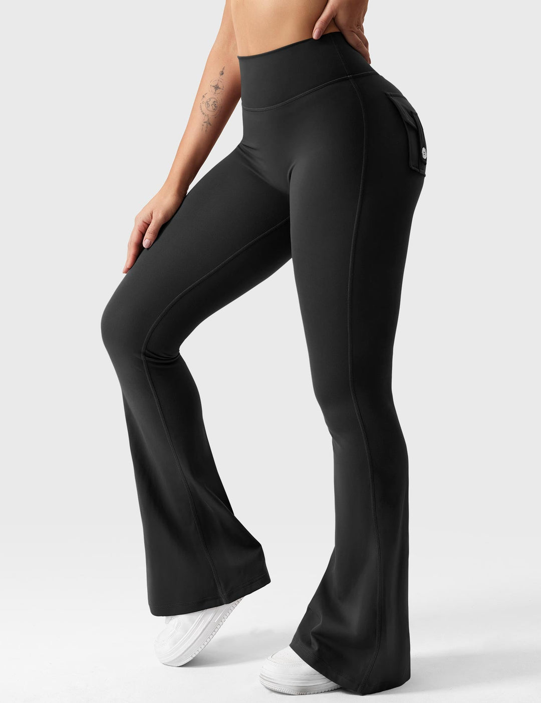 BRITTANY™ | 30" Flared Leggings with Pockets