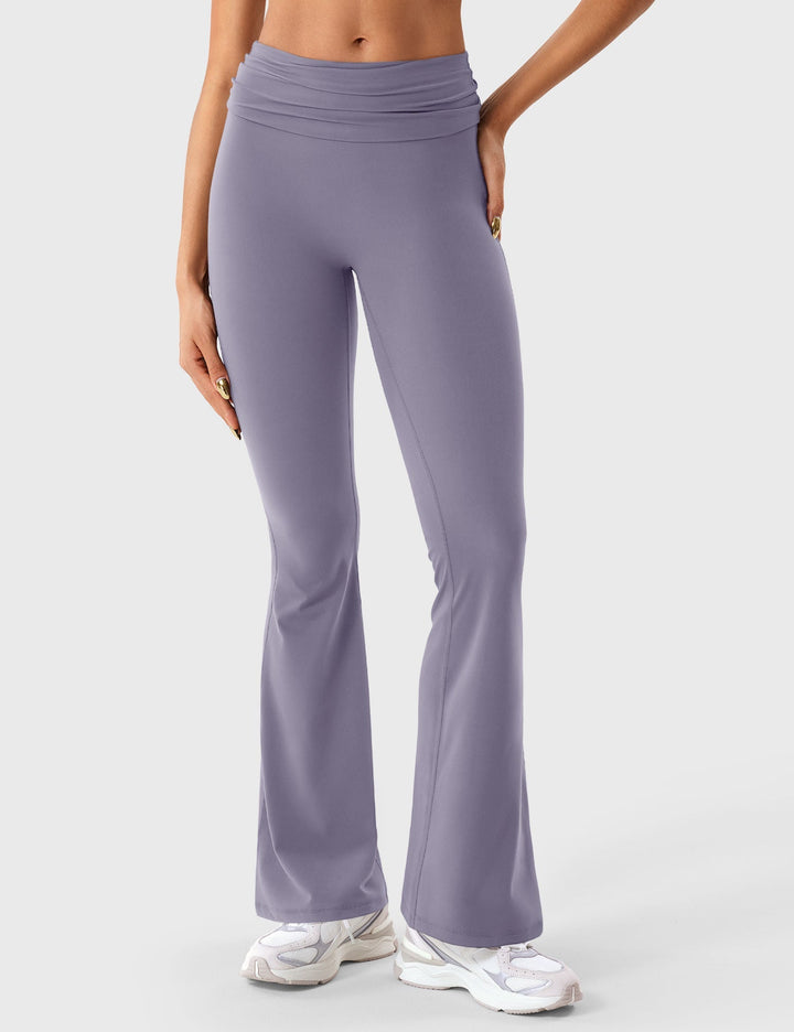 RAMOLA™ | Fold Over Flare Leggings