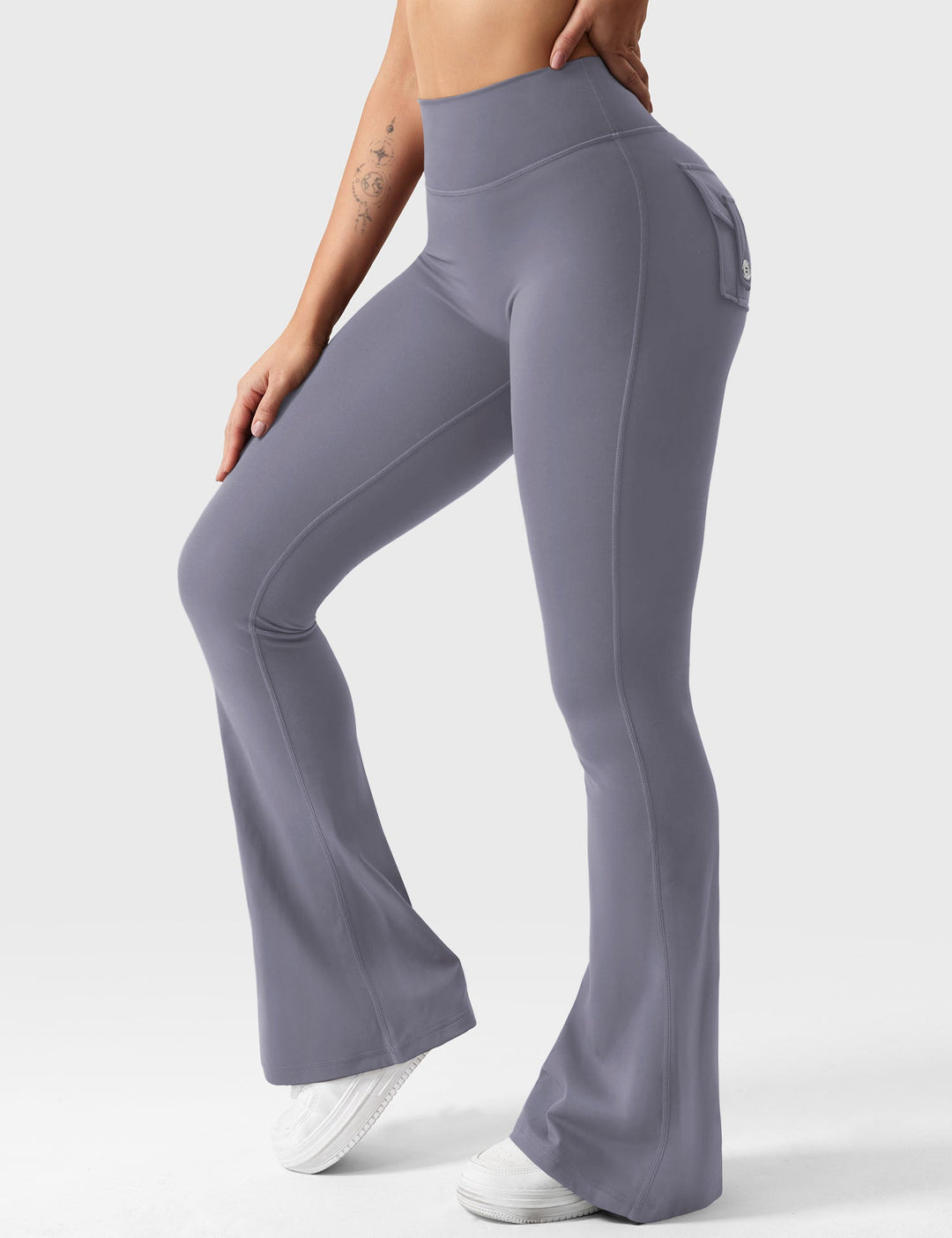 BRITT™ | Pockets Flared Legging