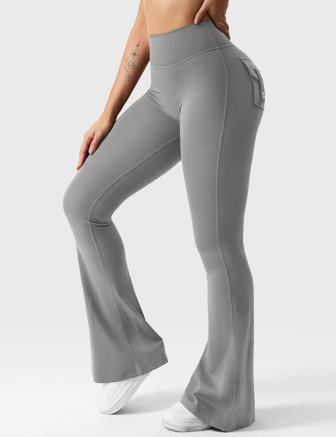 BRITTANY™ | 30" Flared Leggings with Pockets