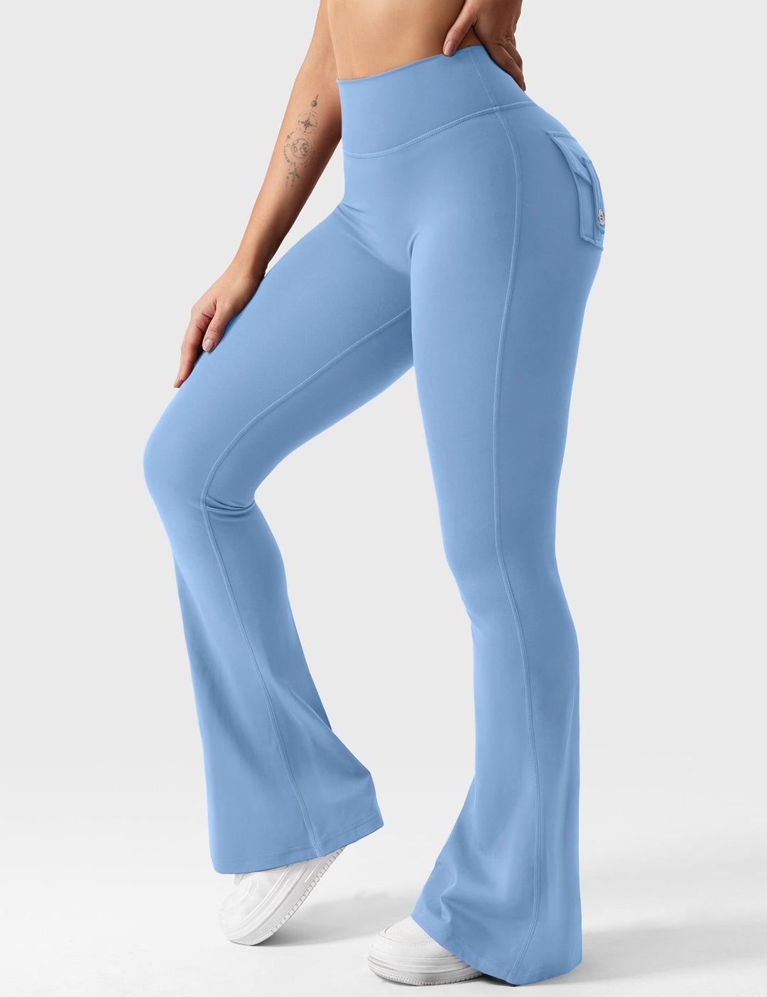 BRITT™ | Pockets Flared Legging