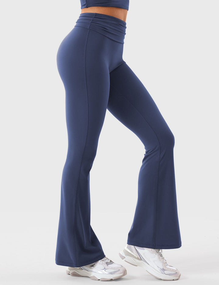 RAMOLA™ | Fold Over Flare Leggings