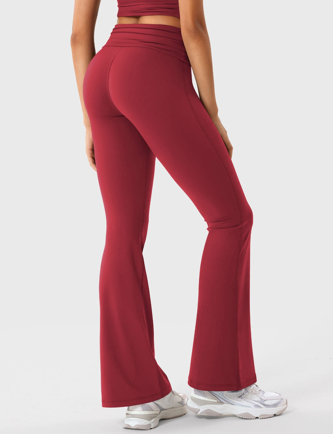 RAMOLA™ | Fold Over Flare Leggings